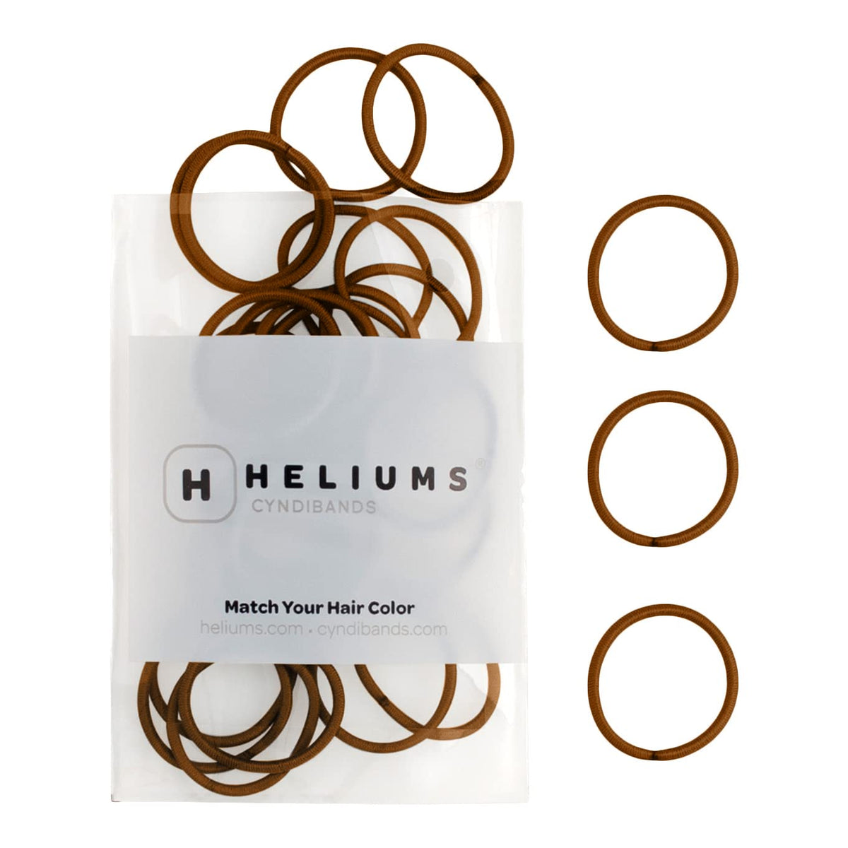 Heliums brown pack front view showing 48-count and compact packaging benefit