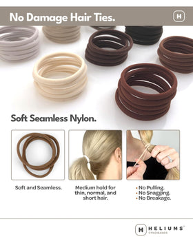 Heliums close-up nylon texture showing smooth fabric and gentle grip benefit