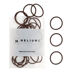 Heliums dark brown front packaging showing 48-count and discreet color benefit