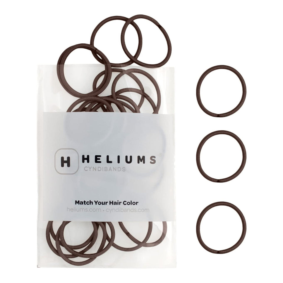 Heliums dark brown front packaging showing 48-count and discreet color benefit