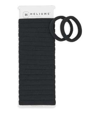 Heliums front packaging showing 20-pack black bands and tidy presentation benefit: organized storage