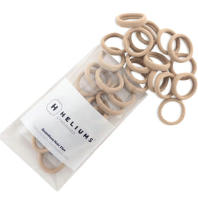Heliums front packaging Sandy Blonde showing compact 30-count pack and benefit of discreet hold