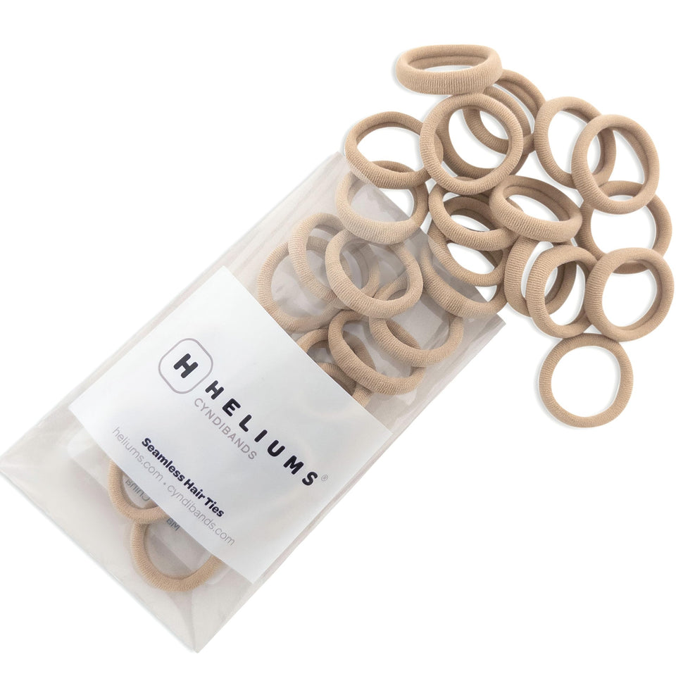 Heliums front packaging Sandy Blonde showing compact 30-count pack and benefit of discreet hold