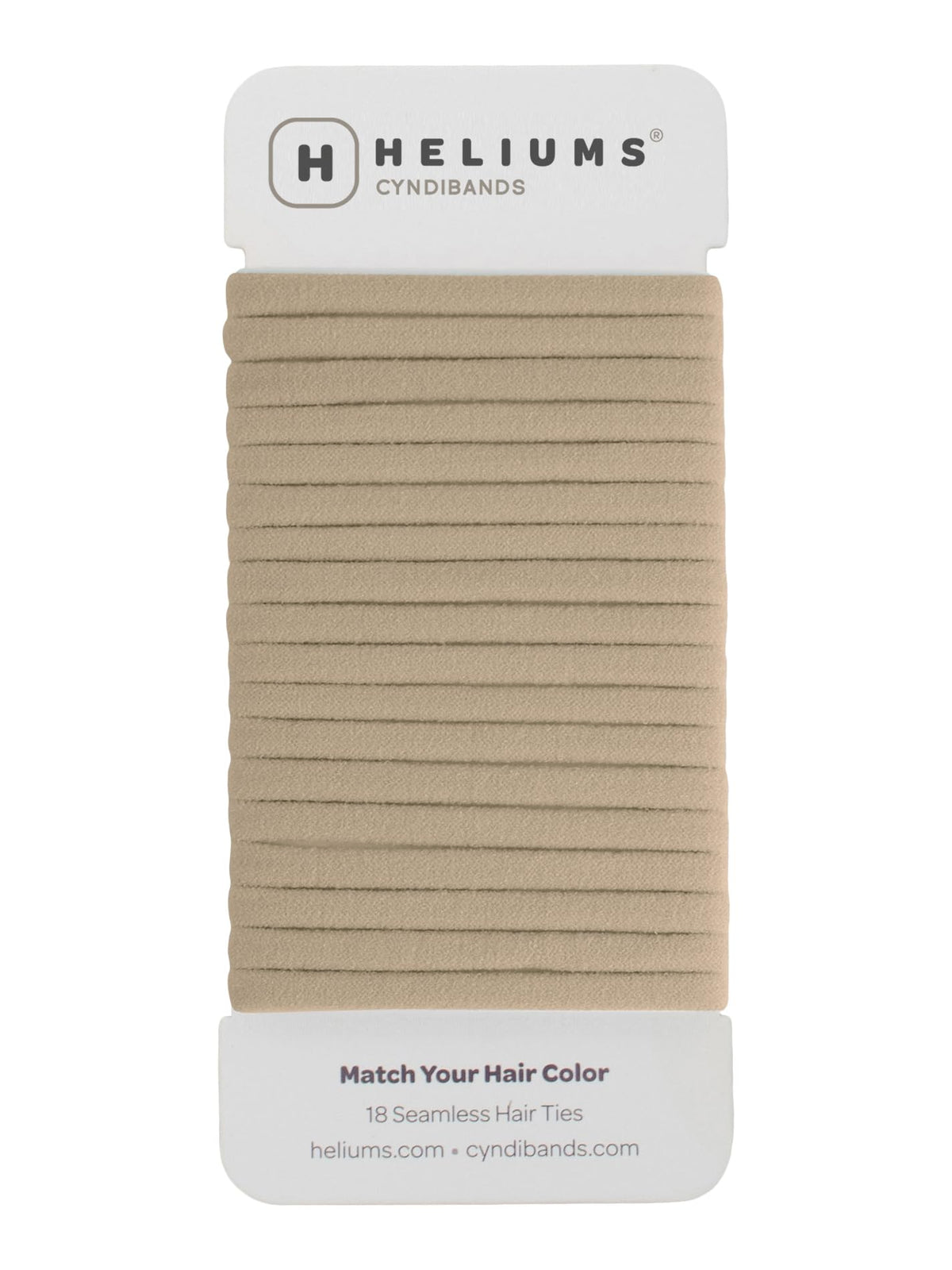 Heliums front packaging Sandy Blonde showing 18-pack and product benefit discrete hold
