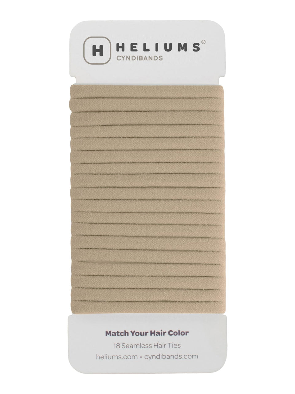 Heliums front packaging Sandy Blonde showing 18-pack and product benefit discrete hold