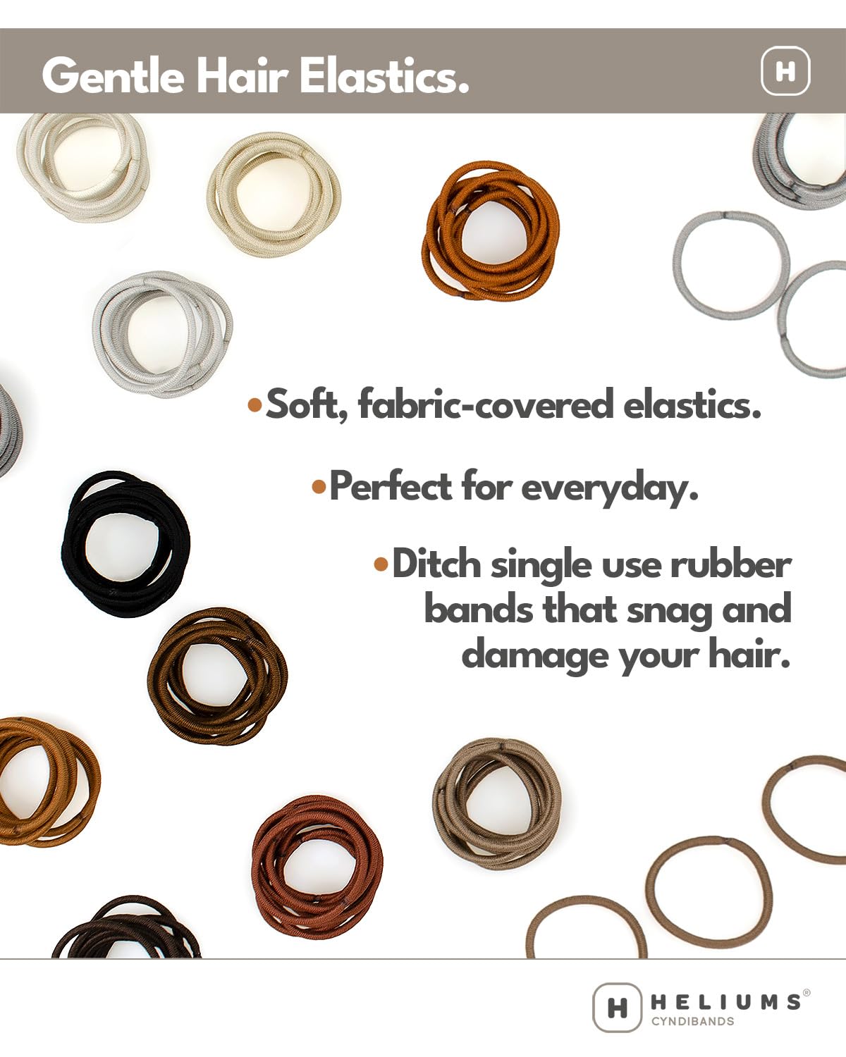 Heliums label and size detail highlighting 1-inch diameter and 2mm thickness