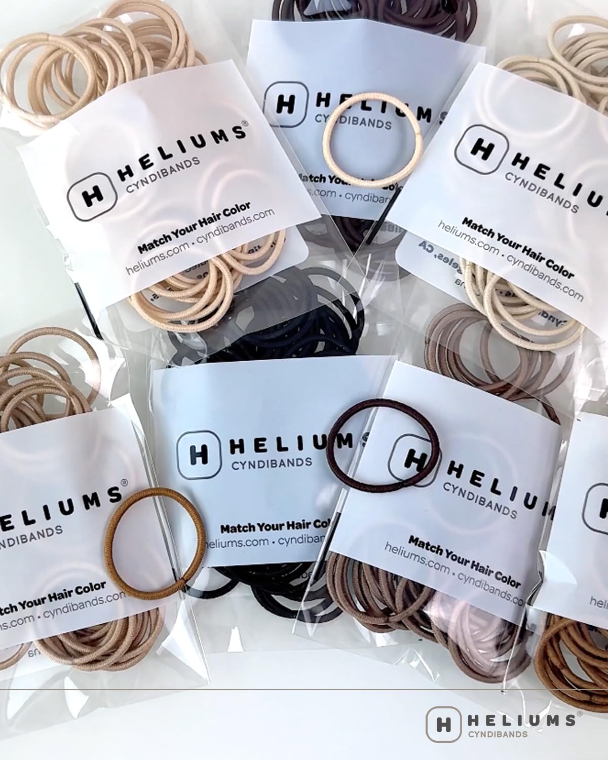 Heliums in children's hairstyle showing gentle, snag-free styling