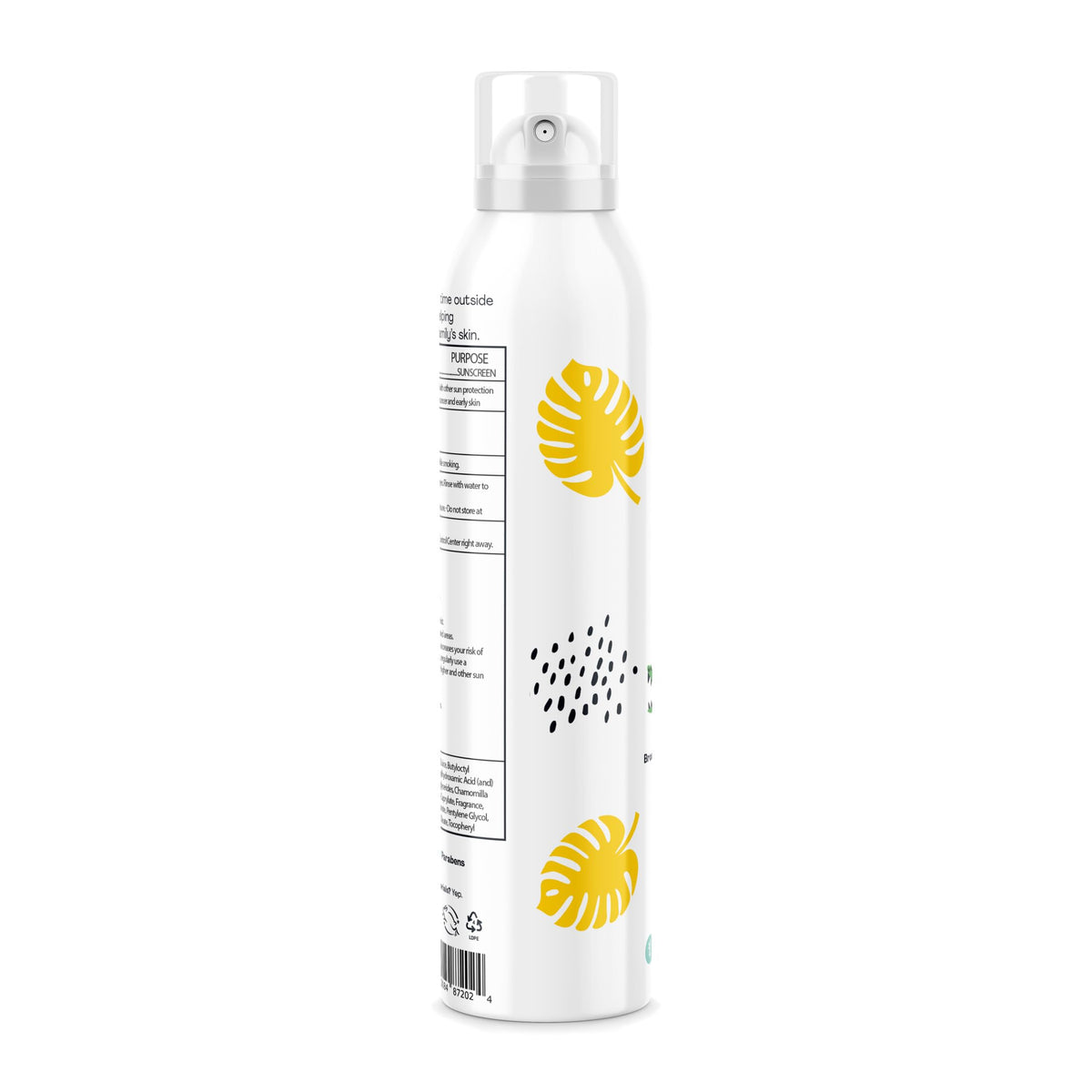 Hello Bello aloe and banana extracts detail conveying soothing benefits