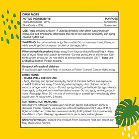 Hello Bello label and ingredients panel highlighting reef-friendly formula