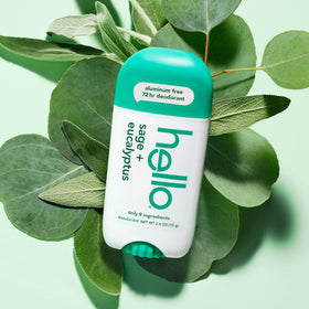 product label close-up listing nine ingredients and free-from claims