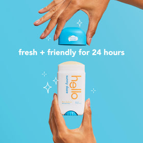 hello Sunny Daze two-pack boxed presentation ready for gifting and travel convenience