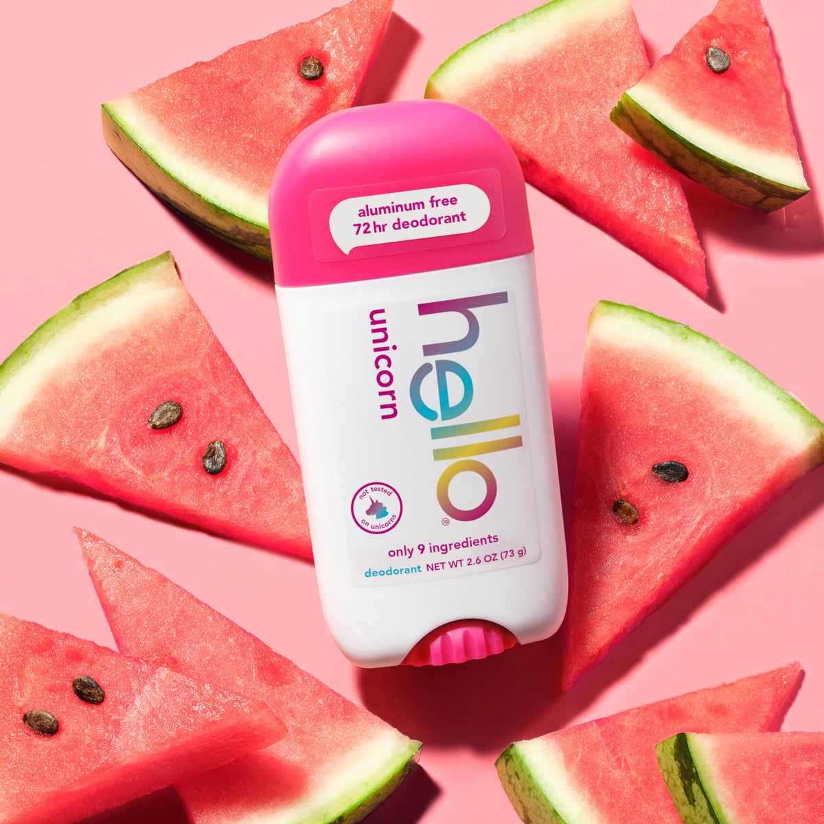 hello brand product on stone surface evoking clean fresh scent benefit