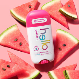 hello brand product on stone surface evoking clean fresh scent benefit