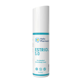 HelloPharmacist front view of 3 oz pump tube showing label and packaging benefit