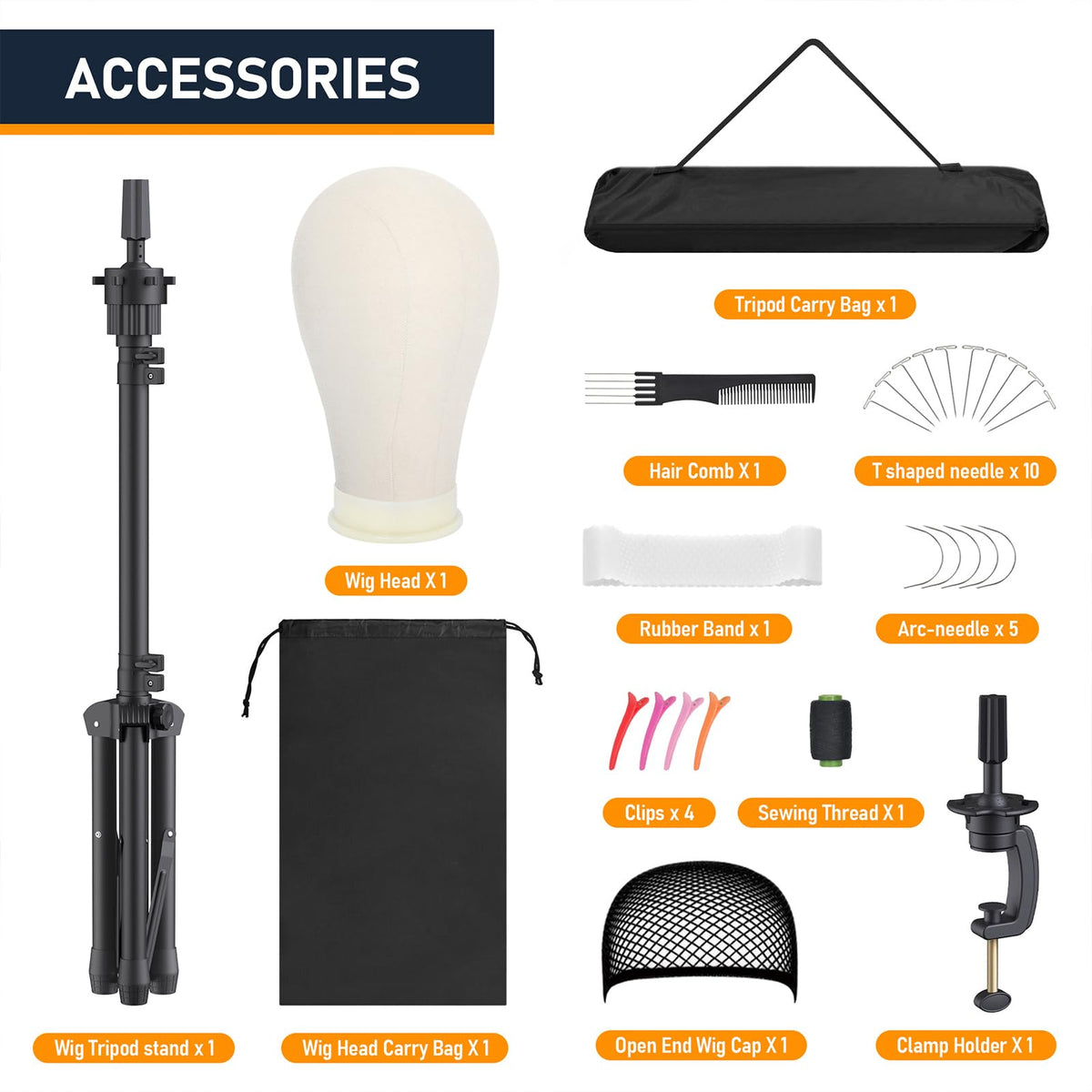 Hemndic salon display with stand showing professional presentation advantage