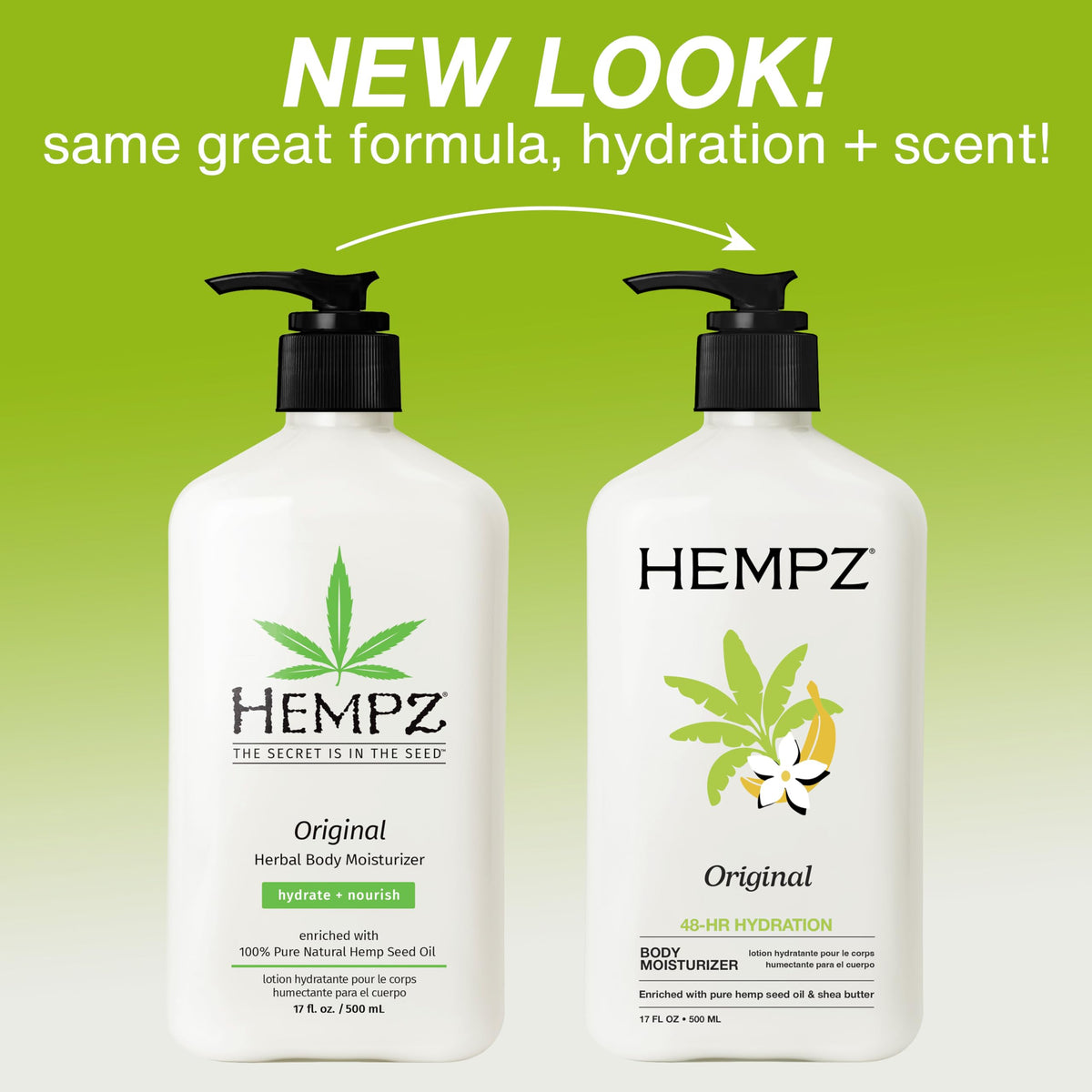 Hempz close-up of shea butter ingredient offering rich moisture and softness