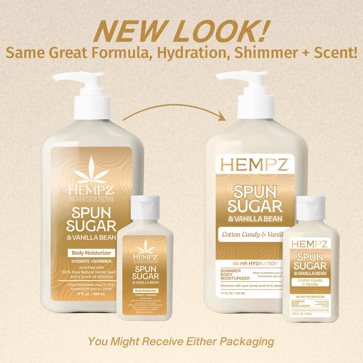 Hempz tube close-up displaying label details and cap for product clarity