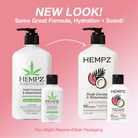 Hempz cream texture close-up highlighting smooth, fast-absorbing formula
