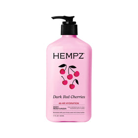 Hempz bottle front view showing label and 17 oz size for moisturizing benefit