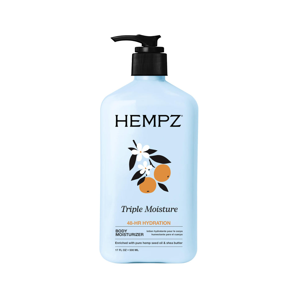 HEMPZ front packaging showing 17 oz jar and label benefits
