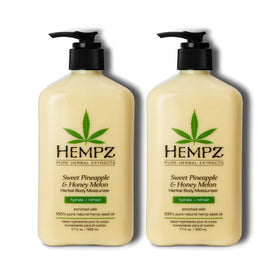 Hempz front packaging showing tropical scent and benefits