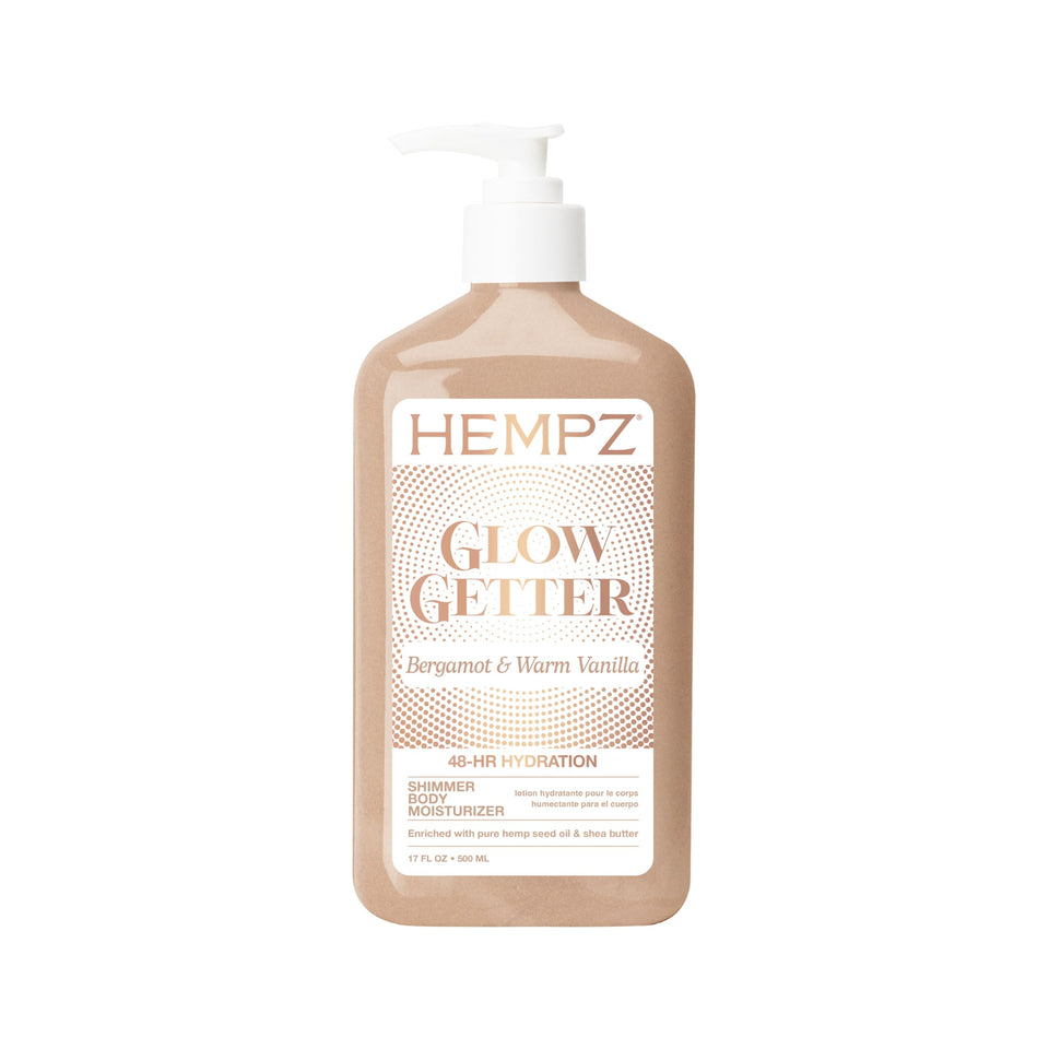 Hempz front packaging shows 17 oz bottle and product benefits for everyday hydration