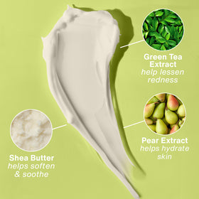 Hempz ingredient label close-up highlighting hemp seed oil and botanical extracts