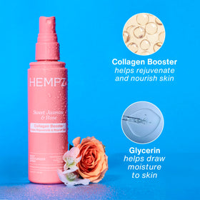 Hempz label detail highlighting key ingredients and clean formulation benefits