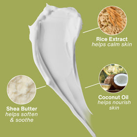Hempz label close-up highlighting natural ingredients benefit