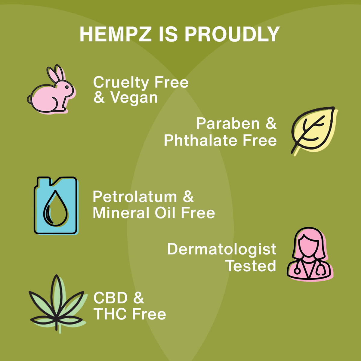 Hempz bottle on bathroom vanity evoking daily self-care benefit