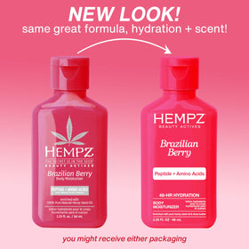 Hempz close-up lotion texture demonstrating fast absorption benefit