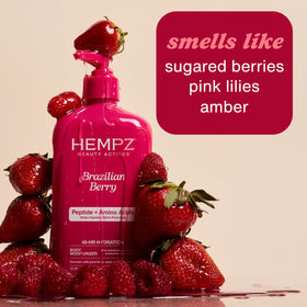 Hempz pump dispenser detail demonstrating easy, mess-free application