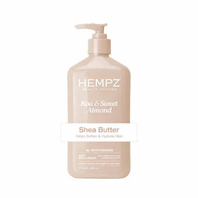 Hempz front bottle showing label and size, clear view for shoppers