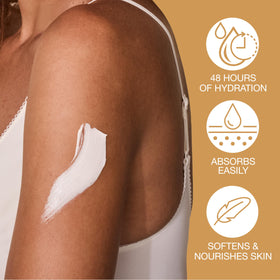 Hempz applied to hands demonstrating quick absorption benefit