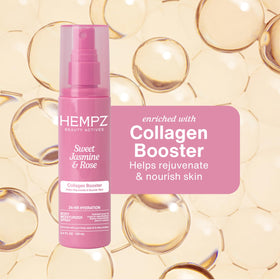 Hempz droplet on skin close-up demonstrating fast-absorbing, non-greasy hydration