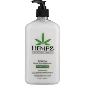 Hempz application on arm demonstration showing immediate moisturized finish
