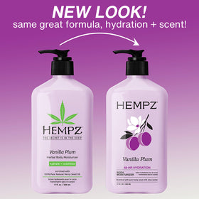 Hempz pump close-up illustrating easy dispensing and control
