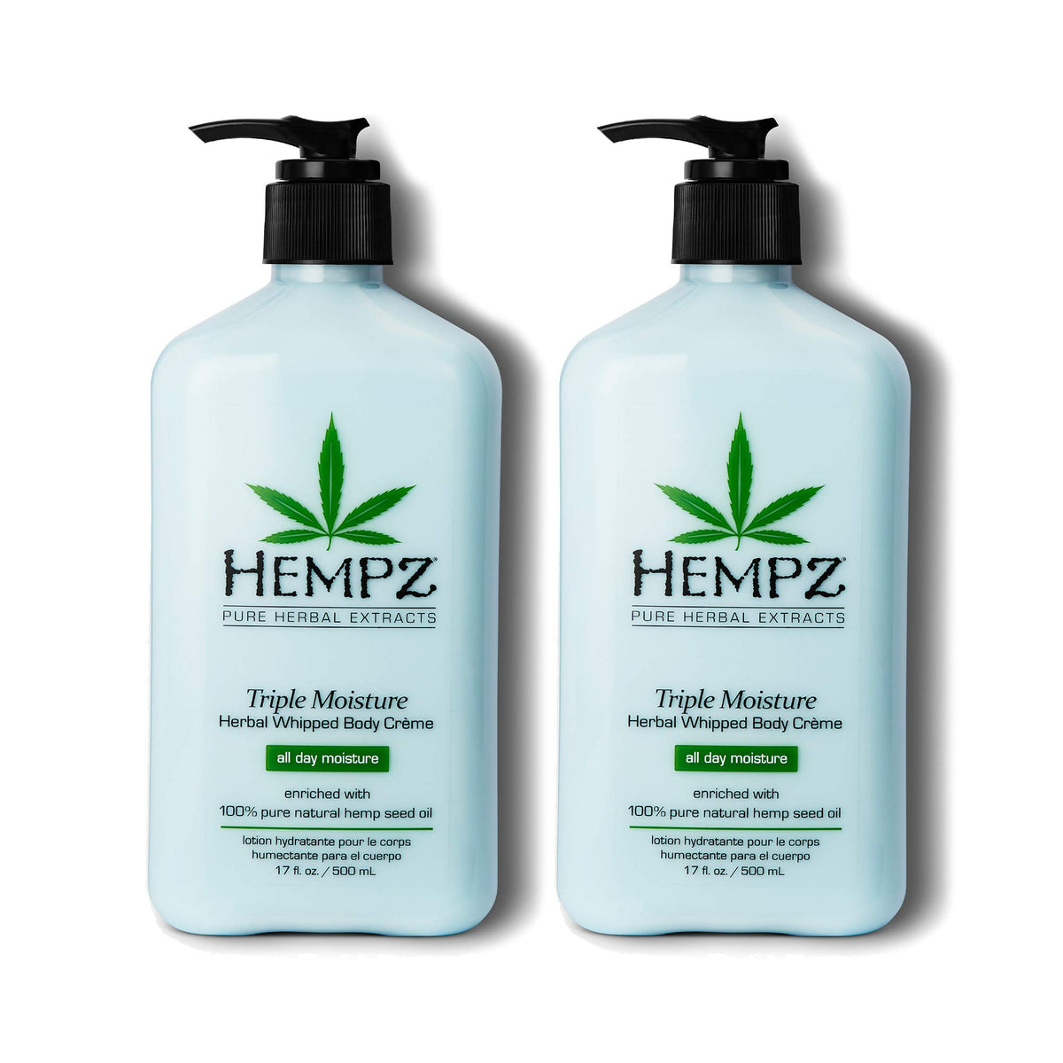 Hempz front jar showing label and peach grapefruit scent benefit