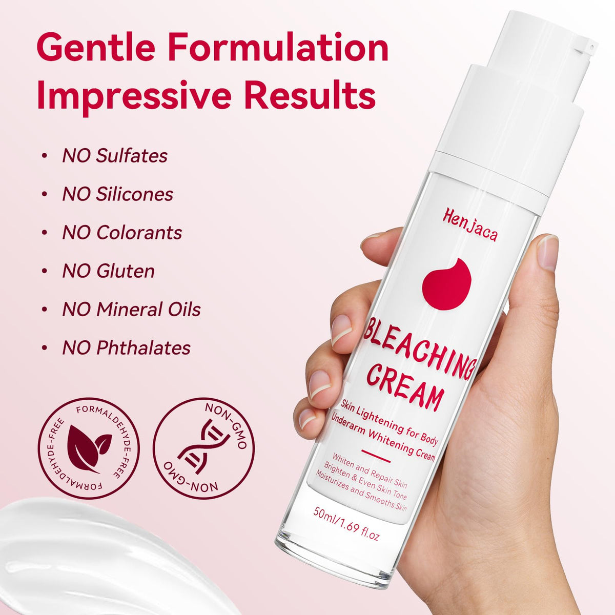 Henjaca on bathroom shelf in lifestyle scene suggesting daily routine