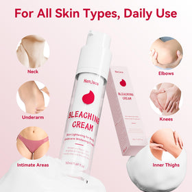 Henjaca pump dispensing cream demonstrating smooth application