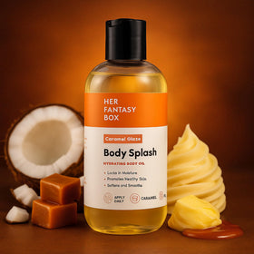 Her Fantasy Box ingredients label detail reassuring tested, vegan formulation