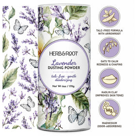 Herb & Root texture close-up Vanilla absorbing moisture