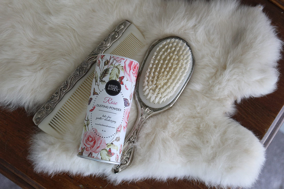 Herb & Root powder sprinkled inside shoe to absorb odor and moisture on the go