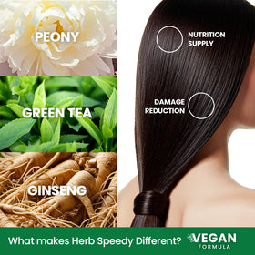 Herb Speedy cream texture close-up showing smooth application