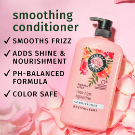 Herbal Essences back label highlighting ingredients and benefits