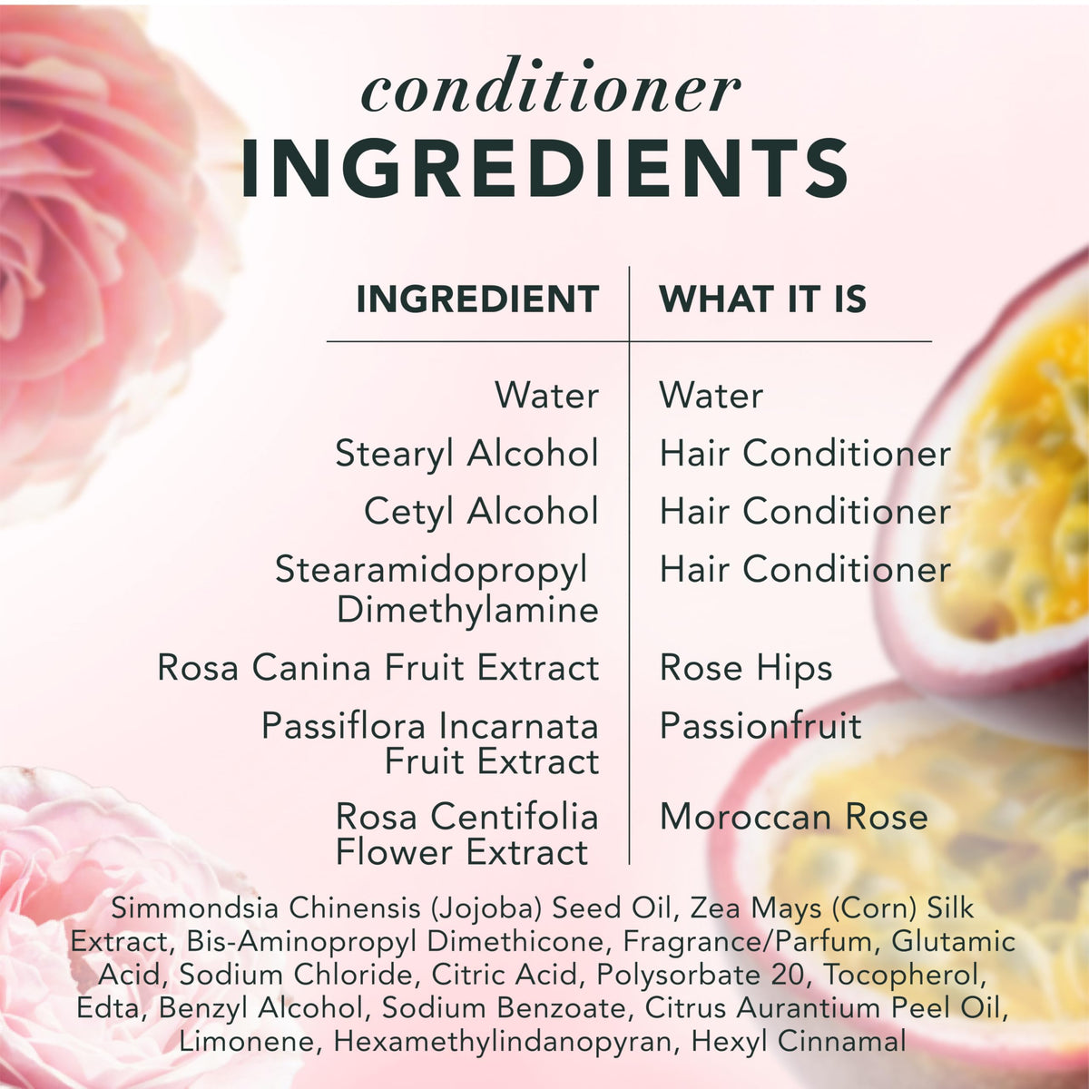 Herbal Essences back-of-bottle directions label highlighting color-safe and paraben-free