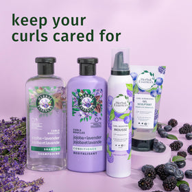 Herbal Essences berry visual with fresh fruit hinting gentle fragrance
