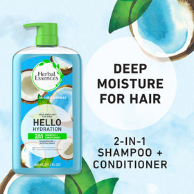 Herbal Essences side label detail showing ingredients and benefits for informed choice