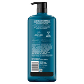 Herbal Essences raised tactile dots and lines on bottle aiding low-vision users
