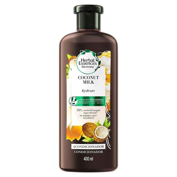 Herbal Essences front packaging showing bottle and brand for clear identification and appeal